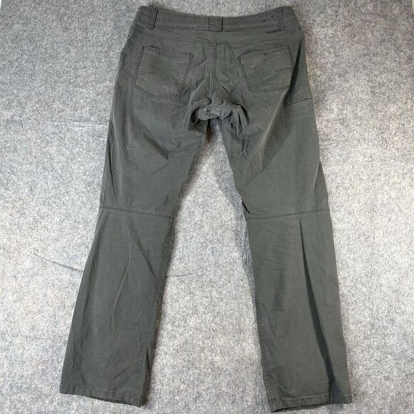 Kuhl Pants Mens 36X32 Pockets Stretch Straight Fit Gray Hiking Slax Workwear - Picture 12 of 13